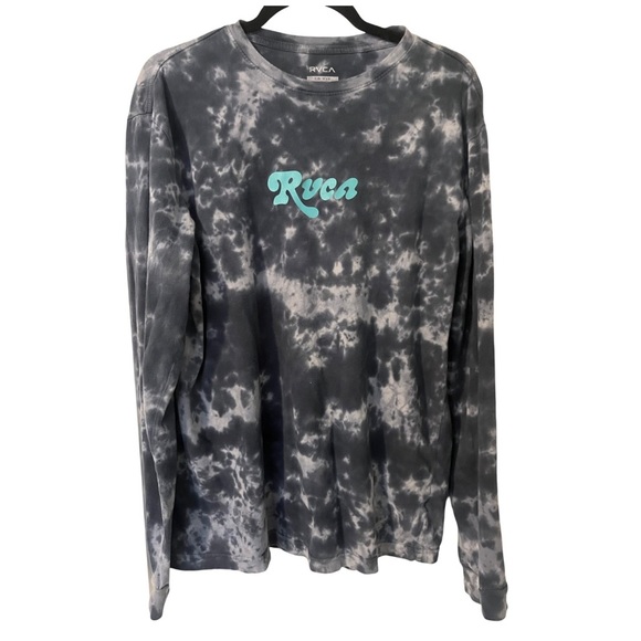 RVCA Other - RVCA TIE DYE Palm Tree Graphic Long Sleeve Shirt Men's Regular Fit Size Large